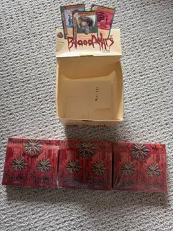 Blood Wars Card Game CCG TCG - Starter Deck Two-Pack - TSR -1995 Factory Sealed - Image 1