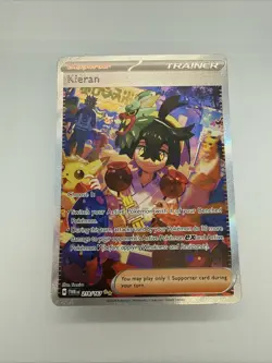 Kieran 218/167 Twilight Masquerade Holo Full Art Pokemon TCG Card EN NM/M - Image 1