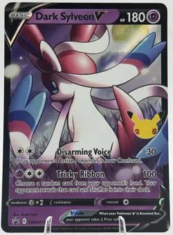 Dark Sylveon V SWSH134 SWSH: Sword & Shield Promo Cards Holo - Image 1