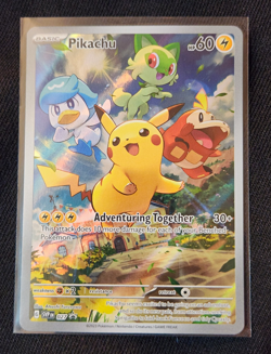 The Pokemon Company Pikachu 027 SV Promo Cards English Holo Promo - Image 1