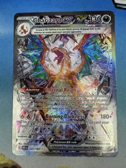 Charizard ex 223/197 Secret Rare SIR Obsidian Flames Alt Art Pokemon Card - Image 1