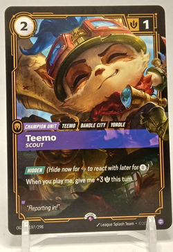 Riftbound Teemo Promo Card 197/298 League of Legends TCG English - Image 1