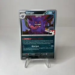 Gengar Pokemon Prize Pack Series 9 Promo Pokemon Card NM/LP POR 050/088 - Image 1