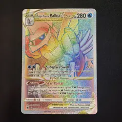 Pokemon TCG Origin Forme Palkia VSTAR Card 192/189 Astral Radiance NM Rainbow - Image 1