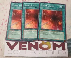 3x (M/NM) - Chain Strike - CDIP-EN043 - Common - 1st Edition YuGiOh - Image 1