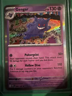 Gastly Haunter Gengar Pokemon Card Lot 6 Cards Rare Ghost Bundle Holo 151 - Image 2