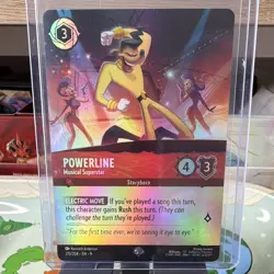 Disney Lorcana Powerline Musical Superstar EN Enchanted Foil Alt Art 215/204 - Image 1