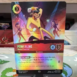 Disney Lorcana Powerline Musical Superstar EN Enchanted Foil Alt Art 215/204 - Image 2