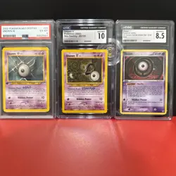 Pokemon Slab Lot Unown W V O Neo Destiny CGC 10 Gem Mint PSA 6 CGC 8.5 Holo 👁 - Image 1