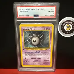 Pokemon Slab Lot Unown W V O Neo Destiny CGC 10 Gem Mint PSA 6 CGC 8.5 Holo 👁 - Image 3