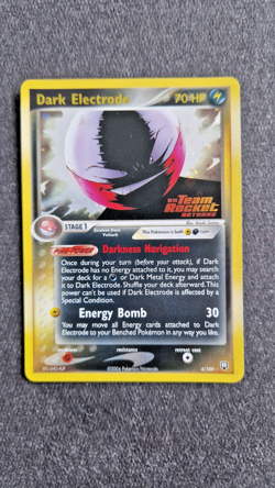 2004 Pokemon Dark Electrode 4/109 - EX Team Rocket Returns - Holo Rare - LP/EXC - Image 1