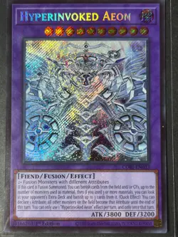 Hyperinvoked Aeon CORI-EN033 Chaos Origins 1st Edition NM Yugioh - Image 1