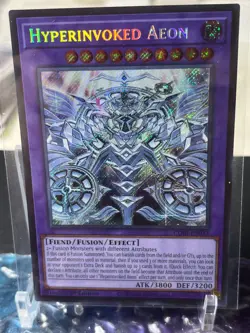 Hyperinvoked Aeon CORI-EN033 Chaos Origins 1st Edition NM Yugioh - Image 2