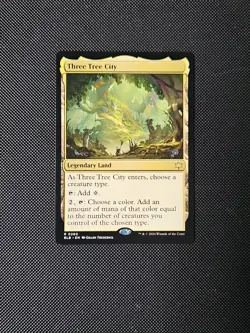 Mtg: Three Tree City (Regular Non Foil) NM Bloomburrow - Image 1