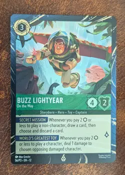 Buzz Lightyear On the Way Lorcana Wilds Unknown Disney Parks Exclusive Promo - Image 1