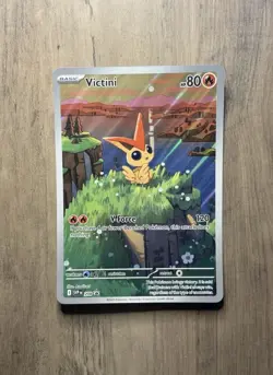JUMBO Oversized Victini Promo Card SVP208 Scarlet & Violet Pokemon NM - Image 1