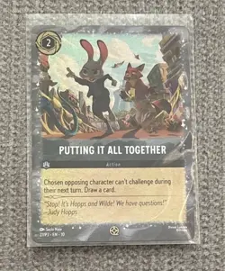 Putting It All Together Lorcana Cinemark Movie Promo Zootopia Disney TCG NM - Image 1