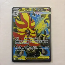 Pokemon TCG Mega Pyroar EX Full Art Ultra Rare Holo English Chaos Rising 099/086 - Image 1
