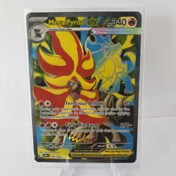 Pokemon TCG Mega Pyroar EX Full Art Ultra Rare Holo English Chaos Rising 099/086 - Image 1
