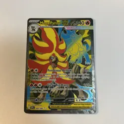 Pokemon TCG Mega Pyroar EX Full Art Ultra Rare Holo English Chaos Rising 099/086 - Image 1