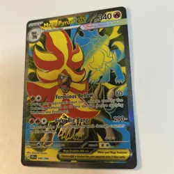 Pokemon TCG Mega Pyroar EX Full Art Ultra Rare Holo English Chaos Rising 099/086 - Image 3
