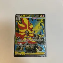 Pokemon TCG Mega Pyroar EX Full Art Ultra Rare Holo English Chaos Rising 099/086 - Image 5