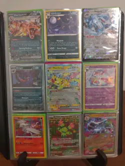 Pokemon Binder Bulk Collection Black Star Promos, IRs, Full Art Ex Holo - Image 2