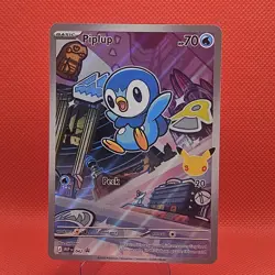 Piplup 042 Holo Promo ME: Mega Evolution Promo Pokemon Near Mint - Image 1