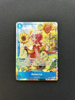 Rebecca (Alt Art) OP15-053 SR Adventure on KAMI's Island ONE PIECE ENGLISH - Image 1