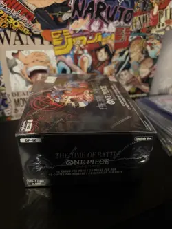 One Piece TCG OP-16 The Time Of Battle Booster Box (New & Sealed) - Image 5