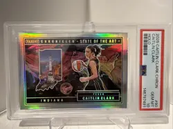2025 Panini Caitlin Clark Chronicled - State of the Art #90 Holo PSA Gem Mint 10 - Image 1
