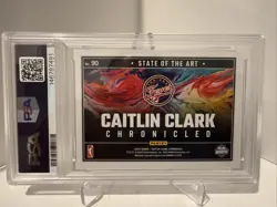2025 Panini Caitlin Clark Chronicled - State of the Art #90 Holo PSA Gem Mint 10 - Image 2