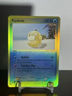 Pokemon TCG Psyduck Reverse Holo Card 44/95 Team Magma Vs Team Aqua Near Mint - Image 1