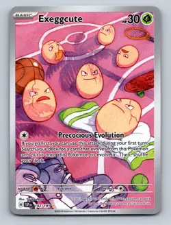Pokemon TCG Exeggcute Holo Illustration Rare SV08: Surging Sparks 192/191 - Image 1