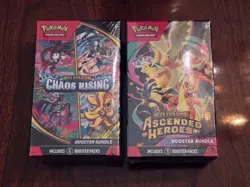Pokemon TCG Ascended Heroes & Chaos Rising Booster Bundle Lot of 2 - Image 1