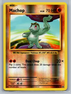 Machop XY - Evolutions #57/108 Common,Reverse Holo Pokemon Card - Image 1