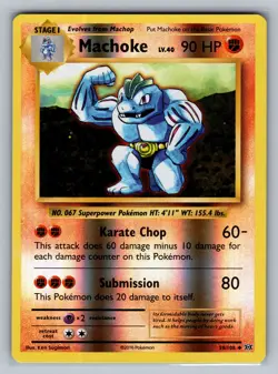 Machoke XY - Evolutions #58/108 Uncommon,Reverse Holo Pokemon Card - Image 1