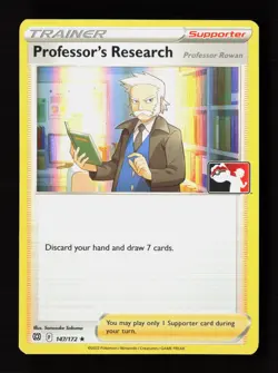 Professor's Research 147/172 Rare Prize Pack Series Cards Pokemon Holo Near Mint - Image 1