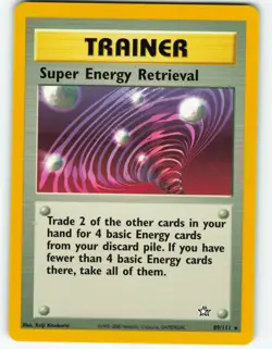 Super Energy Retrieval - 89/111 Neo Genesis - Pokemon TCG - 2000 - Image 1