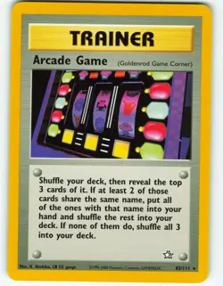 Arcade Game - 83/111 Neo Genesis - Pokemon TCG - 2000 - Image 1