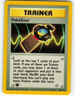 PokeGear - 1st Edition - 88/111 Neo Genesis - Pokemon TCG - 2000 - Image 1