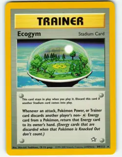 Ecogym - 84/111 Neo Genesis - Pokemon TCG - 2000 - Image 1