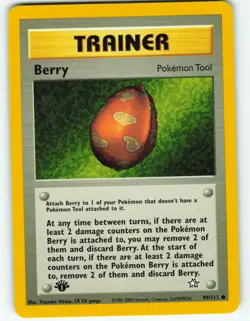 Berry - 1st Edition - 99/111 Neo Genesis - Pokemon TCG - 2000 - Image 1