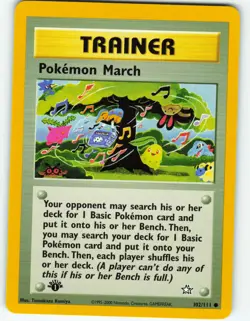 Pokemon March - 1st Edition - 102/111 Neo Genesis - Pokemon TCG - 2000 - Image 1