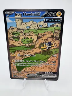Iron Hands ex 248/182 Special Illustration Rare Paradox Rift Pokemon Holo NM - Image 1