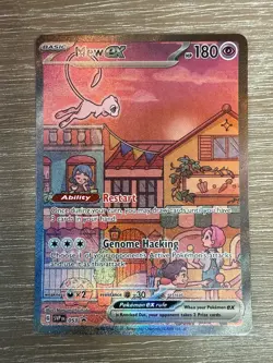 Pokemon TCG Scarlet & Violet Mew EX SVP 053 Black Star Promo Card - Image 1