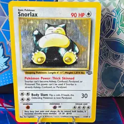 Pokemon TCG WotC Snorlax 11/64 Jungle Holo Rare Unlimited EN Basic HP 90 1999 - Image 1