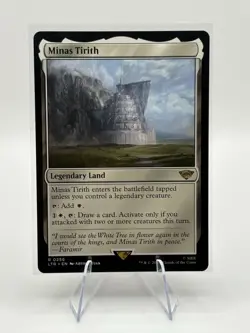 Minas Tirith - The Lord of the Rings (LTR) - MTG Rare #256 | Regular Card - Image 2