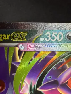 Mega Gengar ex 056/094 Double Rare ME02: Phantasmal Flames Pokemon Card - Image 3