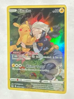 Pokemon TCG Pikachu TG05/TG30 Lost Origin TG Holo Ultra Rare MINT - Image 1
